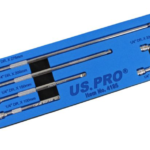 US PRO 6 Piece 1/4" Drive Extension Bar Set