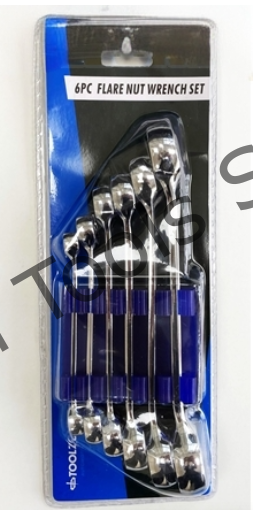 6Pc Hd Flare Nut Wrench Spanners