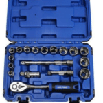 6pt 18PC 3/8" DR Socket Set Metric 8 - 22mm