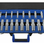 6pt 18pc 1/4" & 1/2" DR Deep Socket Set 6 - 22mm