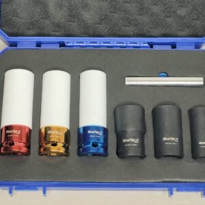 7 Piece ½” Drive Wheel Nut Impact Socket Set (17, 19, 21mm)