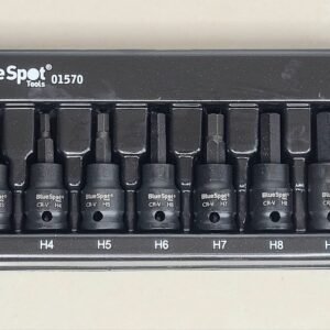 7 Piece 3/8" Drive Impact Hex Bit Sockets (H3-H10)