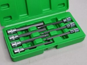 7PCS 3/8" DR. 110MM(L) Hex Bit Sockets