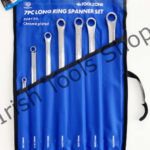 7pc Long Ring Spanner Set 8-24mm