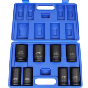 US PRO 8 Piece 3/4" Drive 6 Point Metric Deep Impact Sockets | 24mm - 38mm