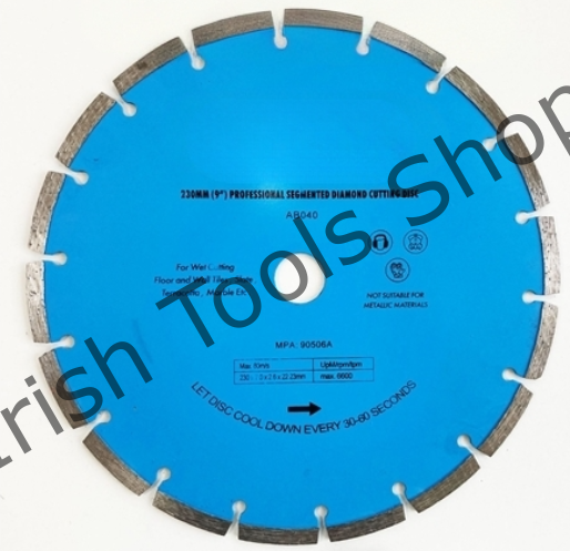 9" Segmented Diamond Disc