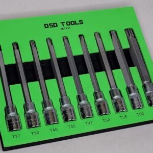 9PC 1/2" DR Star Bit Sockets