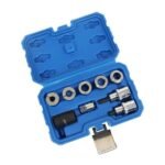 US PRO 9 Piece Strut Nut & Strut Clamp Set To Hold Damper Shaft During Removal & Refitting Of Strut Nuts