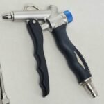 US PRO Air Powered Dust Gun With Turbo Nozzle & Non Slip Handle | Flow Control & Twin Air Inlets | 120mm Nozzle