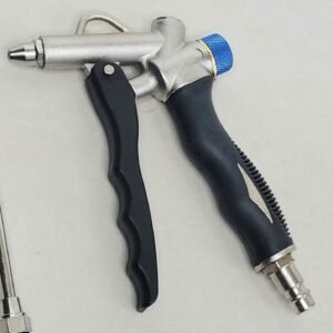 US PRO Air Powered Dust Gun With Turbo Nozzle & Non Slip Handle | Flow Control & Twin Air Inlets | 120mm Nozzle