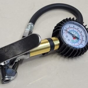 Air Tyre 1/4" Inflator with Analogue Gauge 220PSI | Hose Length 11"
