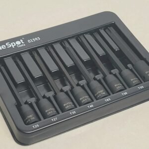 8 Piece 3/8" Drive 110mm Extra Long Impact Torx Socket Bit