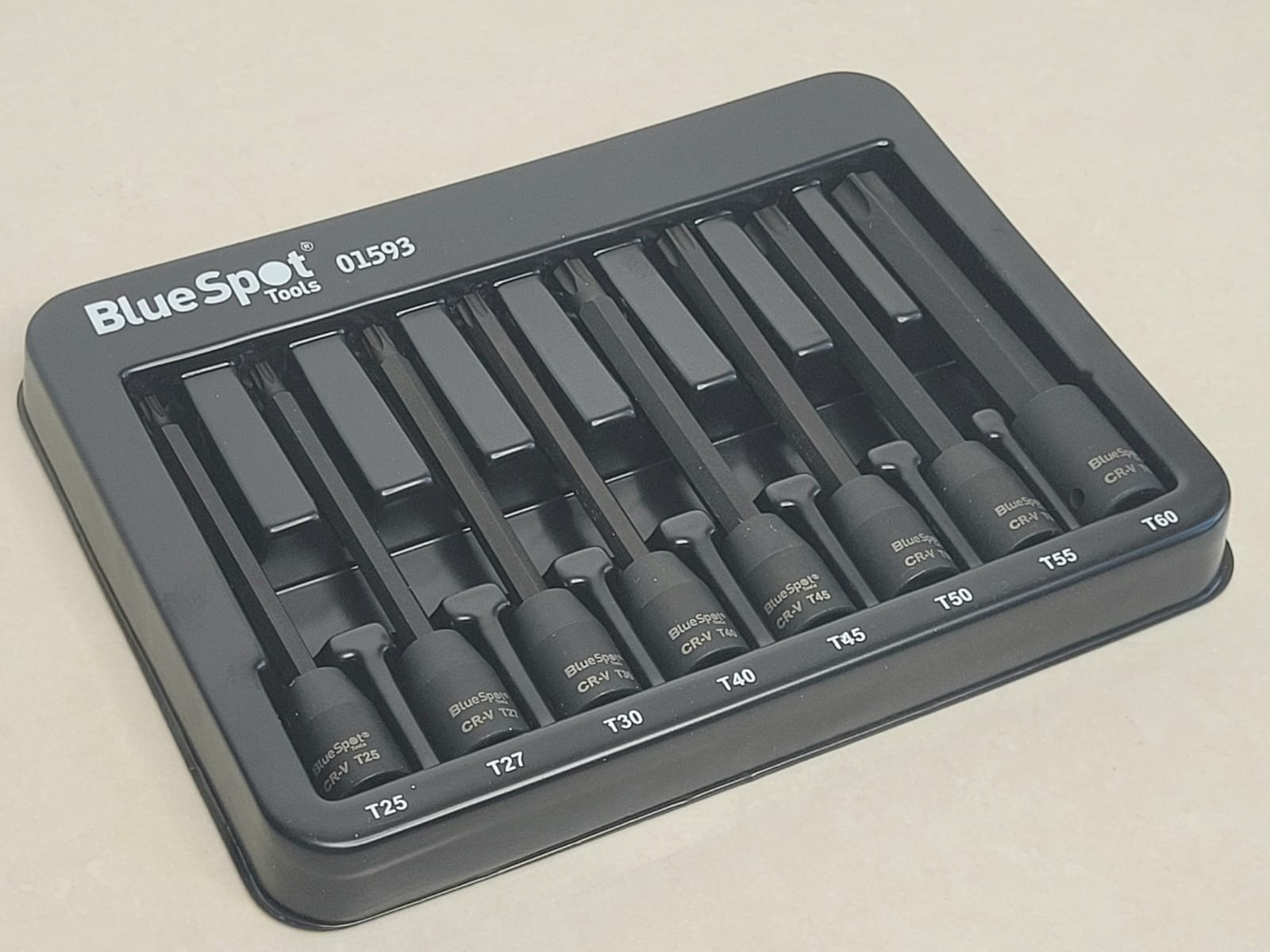 8 Piece 3/8" Drive 110mm Extra Long Impact Torx Socket Bit