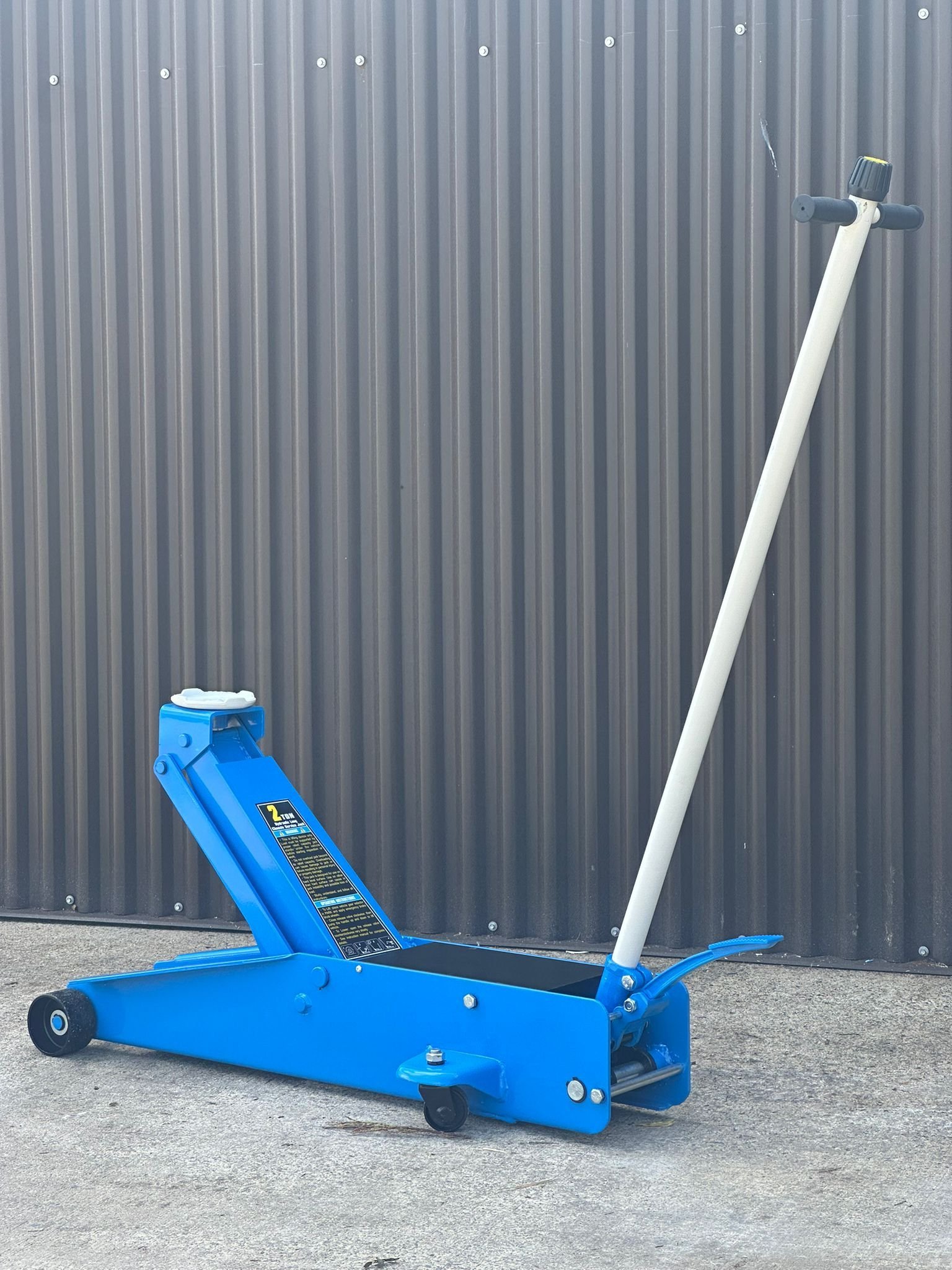Heavy Duty 2 Ton Hydraulic Long Chassis Reach Trolley Floor Jack For Car Caravan Van Jeep