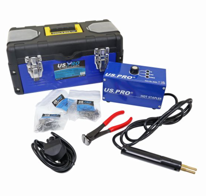 US PRO Hot Stapler Plastic Repair Set | 3 Types Staple Included