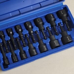 US PRO 14PC 1/4" HEX DR MAGNETIC IMPACT NUT DRIVER SET METRIC