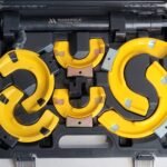 Interchangeable-Fork Coil Spring Compressor Set With Cover