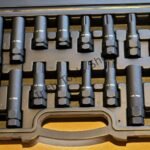 16Pc Locking Wheel Nut Master Thin Wall Extra Long Hex, Star, Spline Socket Set