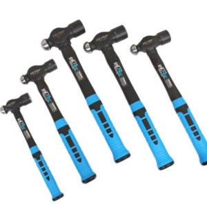 US PRO Set Of 5 Extended Ball Pein Hammers - Fibreglass Handle