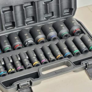 20 Piece 1/2" Square Drive Deep Impact Hex Socket Set | 78mm Long | 6 Point