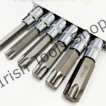 6Pc 1/2" T55-T100 Star Bits 100mm
