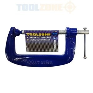 Toolzone 6" Heavy Duty G Clamp With Sliding T Handle