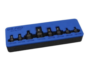 US PRO 8 Piece Impact Adaptor Set in Eva Tray