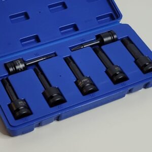 US PRO 7 Piece 1/2" Drive Impact Screw Extractor Set To Remove Broken Studs