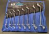 US PRO 8 Piece Double Offset Ring Spanner Set 6 - 22mm | 75 Degree Offset | Non-slip Finish