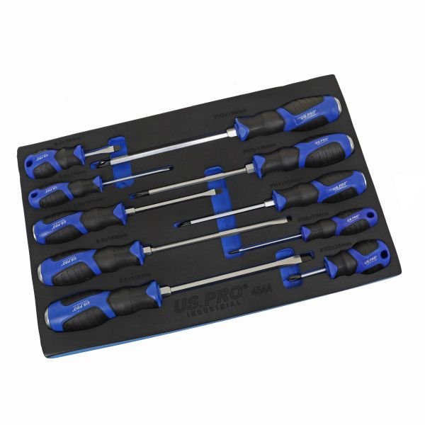 10 Piece Premium Screwdriver Set | Phillips & Slotted Screwdrivers