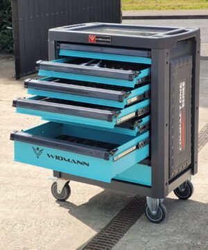 7 Drawer Toolchest With Tools With Stainless Steel Worktop