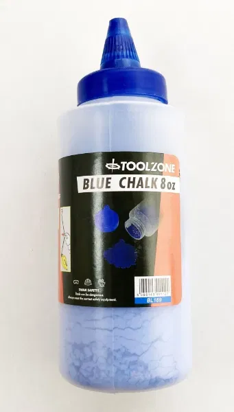 Bright Blue Marking Chalk Power 8 OZ ( 230Gram ) | HI Visibility Chalk