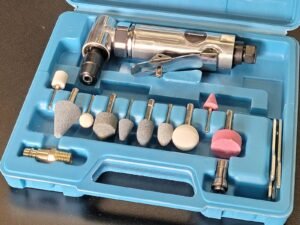 15 Piece Angle Air Die Grinder Kit 1/4” BSP 4.0 CFM 22000RPM