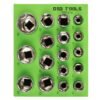 DSD 17 Piece 1/2" Drive 6 Point Shallow Sockets 10 – 30mm