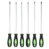 DSD 6 Piece Extra Long Torx ScrewDrivers With Black Magnetic Tip | T10, T15, T20, T25, T27 & T30