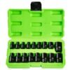 DSD 17 Piece 3/8″ 1/2″ Drive Impact E Star Sockets