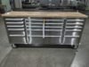 Manarola 72" 15 Drawer Stainless Steel Tool Cabinet