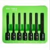 DSD 7 Piece 3/8″ Drive Extra Long Impact Hex Bit Socket Set | 110mm Long