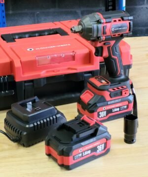 36V Brushless Cordless 1/2" Impact Wrench Set | 2 X 5Ah Battery