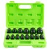 DSD 14 Piece 1/2″ Drive 6 Point Shallow Impact Sockets Metric