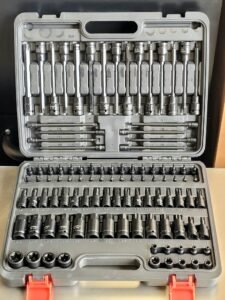 103 Piece 1/4″ 3/8″ 1/2" Drive SAE Allen Torx Bit Socket Set