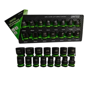 15PC 12PT Impact Sockets