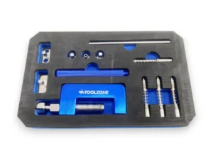 Chain Breaker & Riveting Tool For Splitting & Repairing Motorcycle Drive Chains