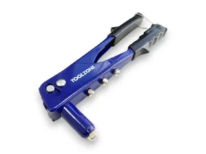 Strong Steel Hand Riveter With 75 Rivets With Interchangeable Rivet Nozzles